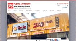 Desktop Screenshot of agungjayamotor.com